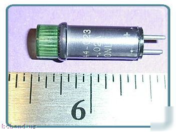 Cml (14 volts) green led bi-pin cartridge lamp