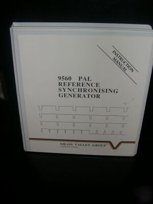 Grass valley group 9560 pal reference syn generator