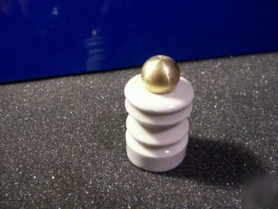 Hi voltage brass ball for tesla coil lab spark gap
