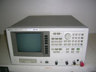 Hp 87510A gain phase analyzer, 100KHZ-300MHZ.