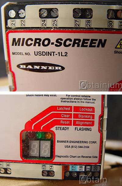 New banner micro-screen controller usdint-1L2 /unused