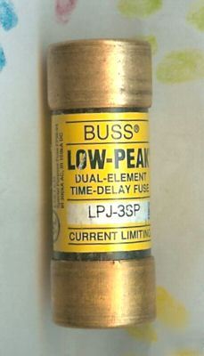 New bussmann lpj-3SP low peak fuse LPJ3SP class j 