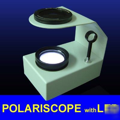 New desktop polariscope built-in led gemstone gem 