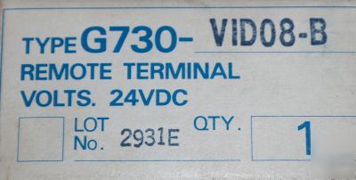 Omron G730-VID08-d input module remote terminal 8 point