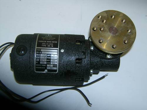 Singer kearfott ks-6020 wiper motor 1/25 hp 120 volts