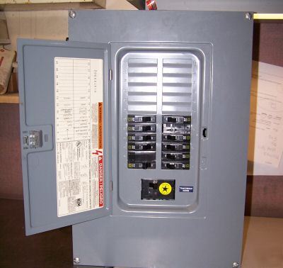 Square d 100 amp main breaker qo load center panel 