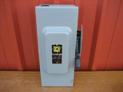 Square d HU363 safety switch 100 amp disconnect 100A F3