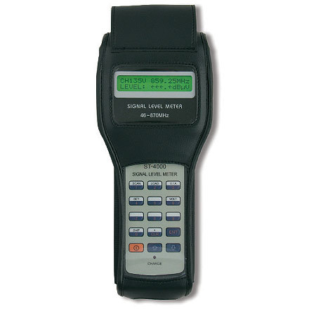 St-4000 signal level meter for cable vhf/uhf hdtv 