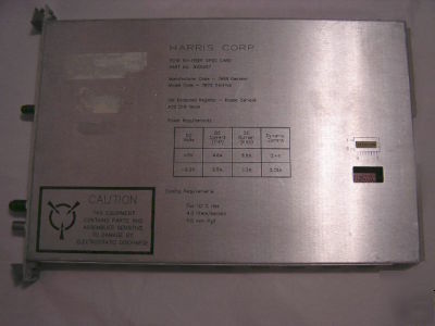 Used surplus: harris fotr rx fiber optic card 3005057