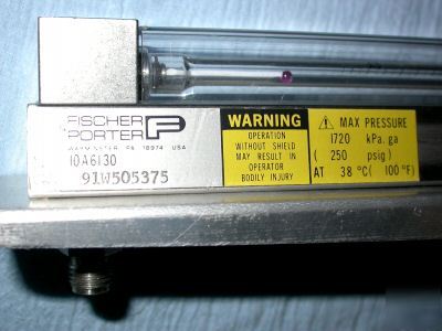 Fischer porter 10A6130 air pressure gauge