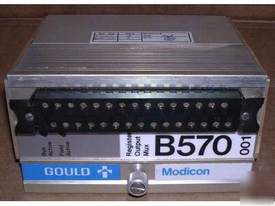 Gould modicon register output mux B570