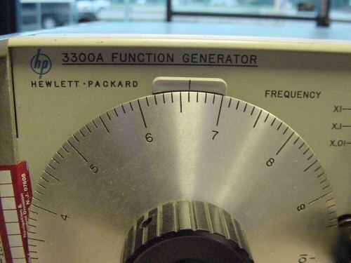 Hewlett packard 3300A function generator & 3304A sweep