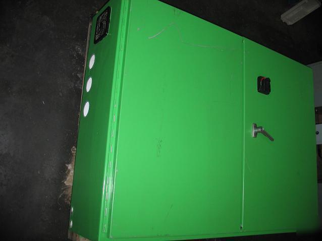 Hoffman 48WX36HX10D NEMA12 2 dr locking cabinet box