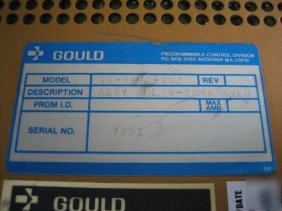 Modicon gould as-B872-002 analog output ASB872002