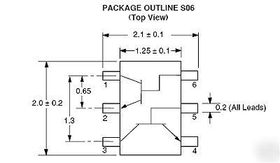 Nec/cel UPA807T 13GHZ dual npn microwave transistor h@t