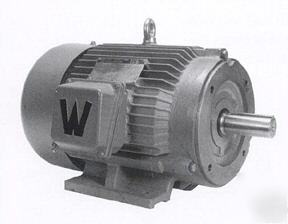 New 30 hp electric motor, c flange with mounting base