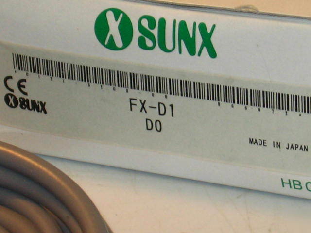 New sunx fiber optic sensor amplifier fx-D1