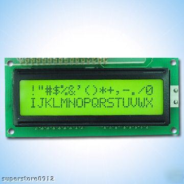16X2 lcd display module for basic stamp back light