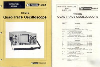 B&k bk 1590A instruction manual schematic - parts pdf 