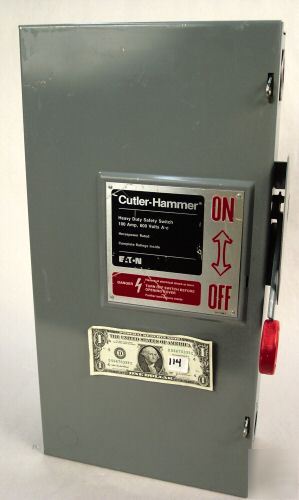 Cutler-hammer 100 amp fuseable disconnect safety switch