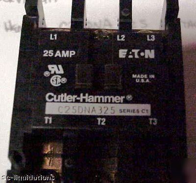 Cutler hammer definitive purpose contactor C25DNA325