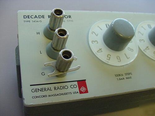 General radio decade resistor 1434-g