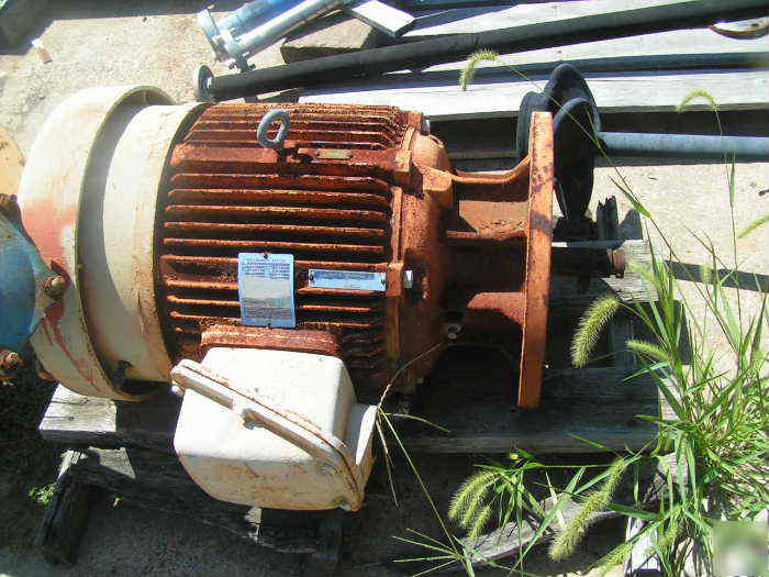 Pacemaker 40HP 3565 rpm electric motor w 324HT frame nj