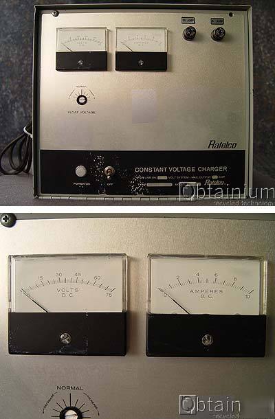 Ratelco constant voltage charger no. 2112B 48VDC 6A