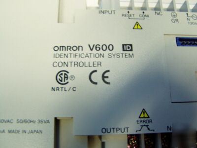 Omron identification system controller m/n:V600-CA1A-V2