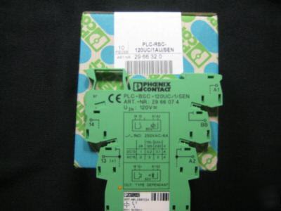 Phoenix contact relay - plc-rsc-120UC - box of 10