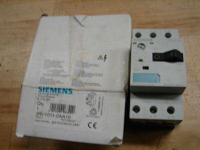 Siemens motor circuit breaker 3RV1011-0AA10