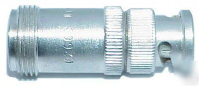 05-01988 coax adapter n-female to bnc-male ug-349A/u rf