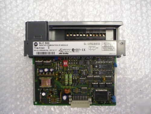 Allen bradley SLC500 analog i/o module 1746-FIO4V