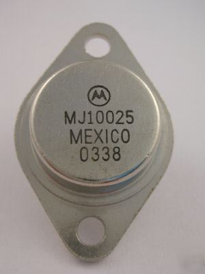 10, motorola npn power transistor MJ10025 to-3 250W 