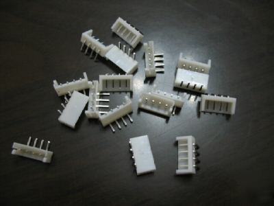 100PCS of 4PINS connector(right angle pin)