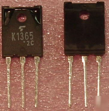 2SK1365 n-channel mosfet 1000V 7A high volts 10 parts