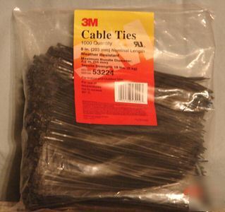 3M 53224 nylon wire/cable ties 5000 8