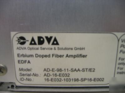 Adva erbium-doped fiber amplifier 
