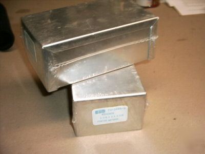 Bud industries cu-3006-a small metal mini-box lot
