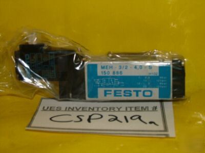 Festo meh-3/2-4.0-s solenoid valve nos *