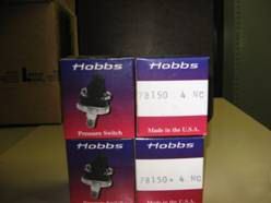 New - lot of 4 - hobbs pressure switch p/n 78150-4NC