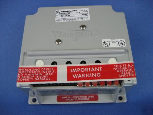 Woodward epg speed control part no. 8290-186