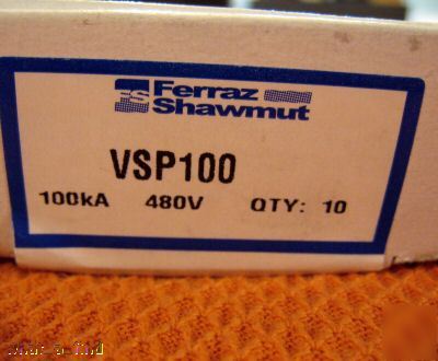 New 10 lot ferraz shawmut VSP100 fuse surge vsp-100 