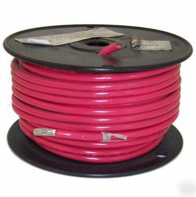 New 100FT. 8 awg red boat / marine cable wire 