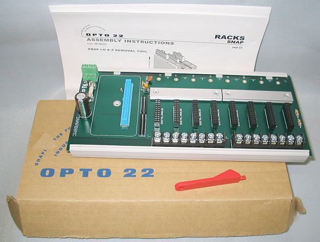 Opto 22 snap 8-module rack model snap-B8MC