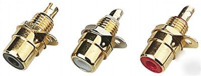 1 x gold rca phono socket (white) only 69P each 
