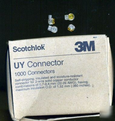 500 scotchlok uy 2 wire telecom gel crimp connectors