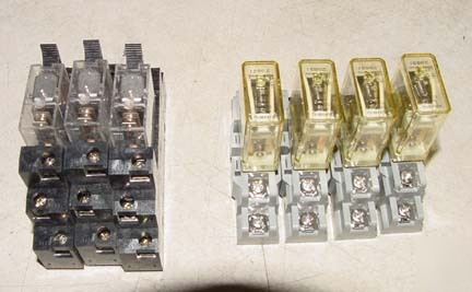 7PCS allen bradley & idec ice cube relay