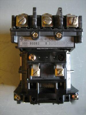 Ab allen-bradley size 1 500-BOD930 contactor bod type