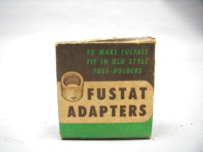 Buss bussman fustat adapters A30 box of 4 adaptors 